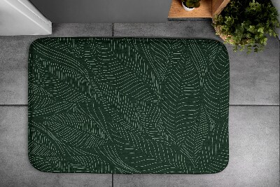 Tapis bain Motif végétal
