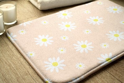 Tapis de bain Motif de fleurs