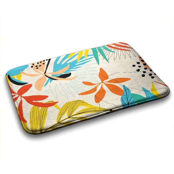 Tapis de salle de bain Motif de plantes