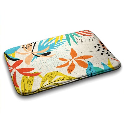 Tapis de salle de bain Motif de plantes
