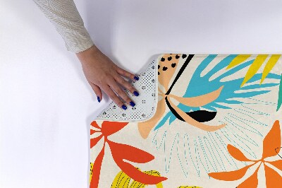 Tapis de salle de bain Motif de plantes