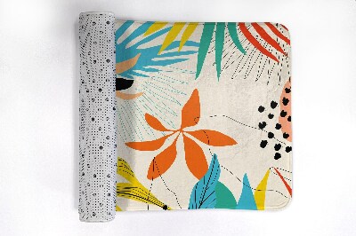 Tapis de salle de bain Motif de plantes