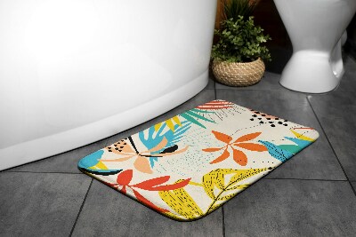 Tapis de salle de bain Motif de plantes