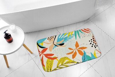 Tapis de salle de bain Motif de plantes