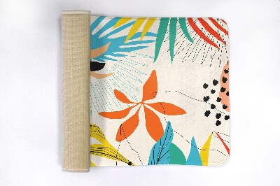Tapis de salle de bain Motif de plantes