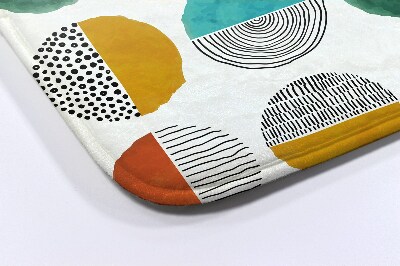 Tapis bain Cercles lignes