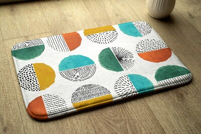 Tapis bain Cercles lignes