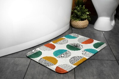 Tapis bain Cercles lignes