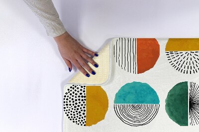 Tapis bain Cercles lignes