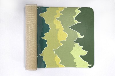 Tapis salle de bain Abstraction des montagnes