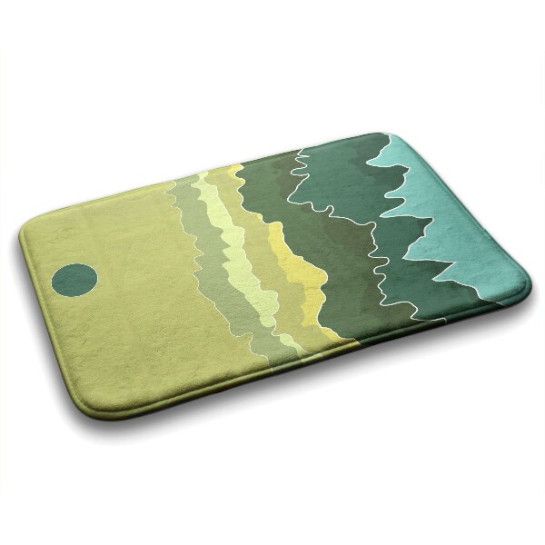 Tapis de salle de bain Abstraction des montagnes