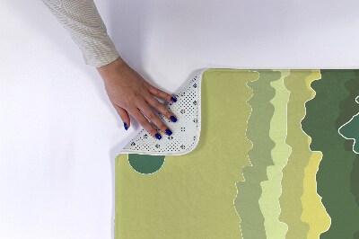 Tapis de salle de bain Abstraction des montagnes