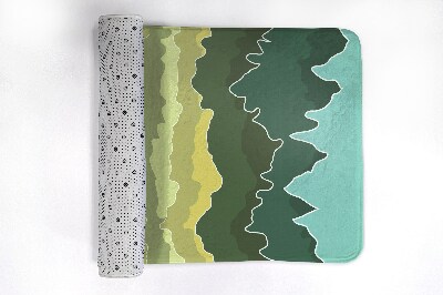 Tapis de salle de bain Abstraction des montagnes