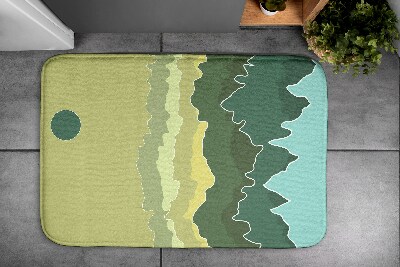 Tapis de salle de bain Abstraction des montagnes