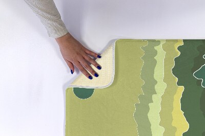 Tapis de salle de bain Abstraction des montagnes