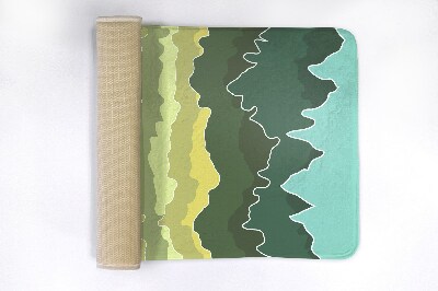 Tapis de salle de bain Abstraction des montagnes