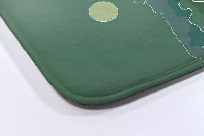 Tapis bain Abstraction des montagnes