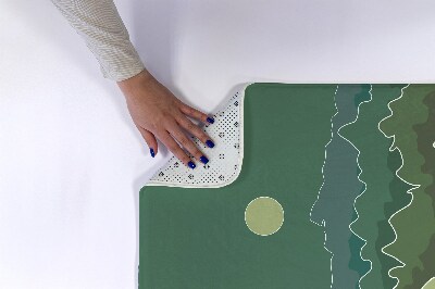 Tapis bain Abstraction des montagnes