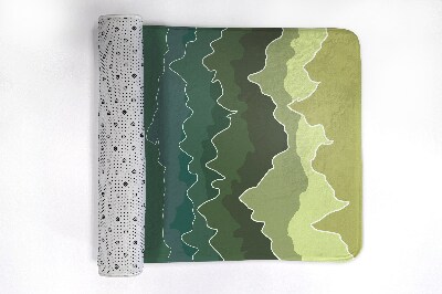 Tapis bain Abstraction des montagnes
