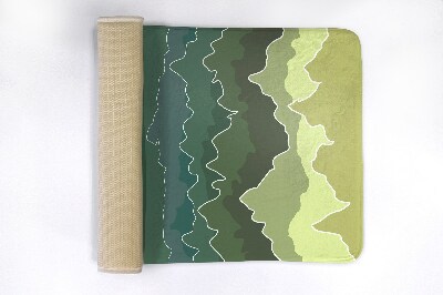 Tapis bain Abstraction des montagnes