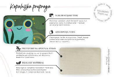 Tapis de bain Oiseaux plantes