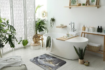 Tapis de salle de bain Marbre gris