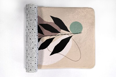 Tapis bain Feuille