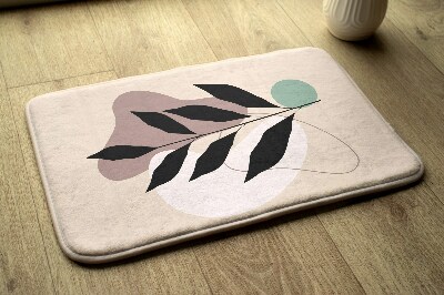 Tapis bain Feuille