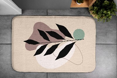 Tapis bain Feuille
