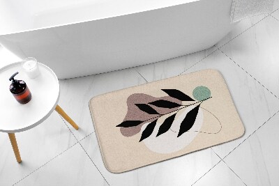 Tapis bain Feuille