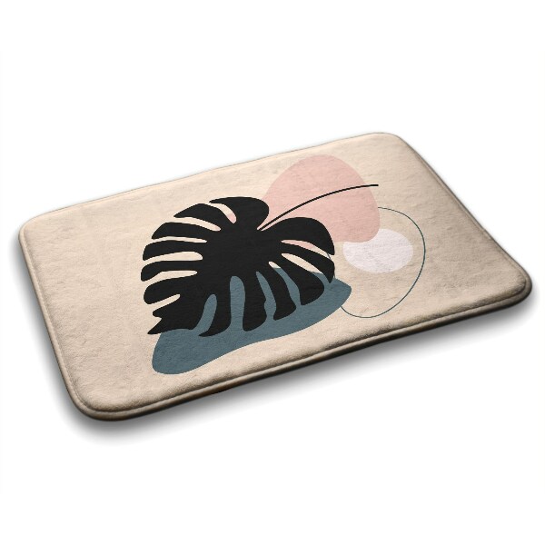 Tapis de bain Feuille de monstera
