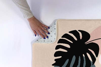 Tapis de bain Feuille de monstera