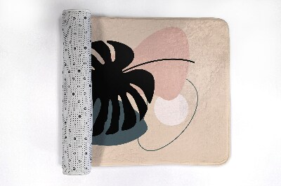 Tapis de bain Feuille de monstera
