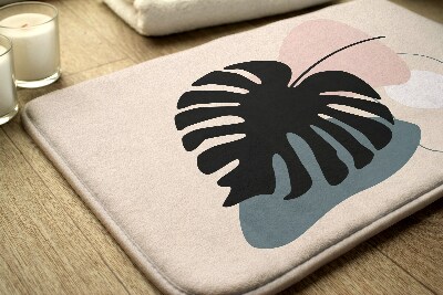Tapis de bain Feuille de monstera