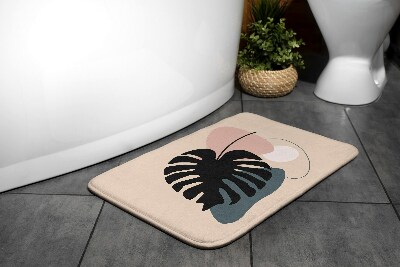Tapis de bain Feuille de monstera