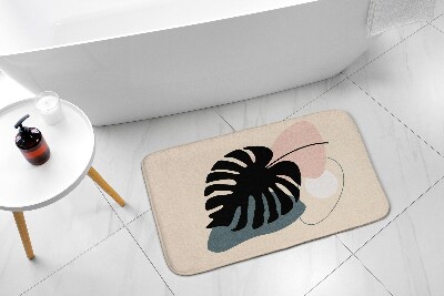 Tapis de bain Feuille de monstera