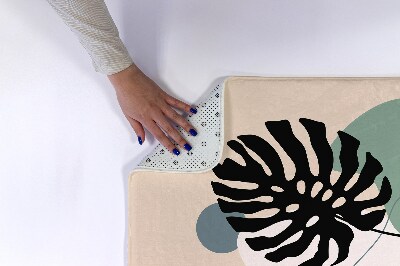 Tapis salle de bain Feuille de fougère