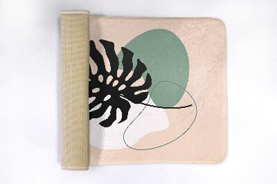 Tapis salle de bain Feuille de fougère