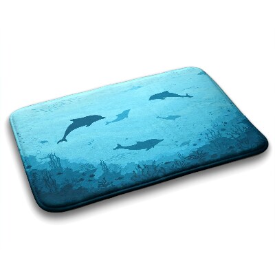 Tapis de salle de bain Dauphins