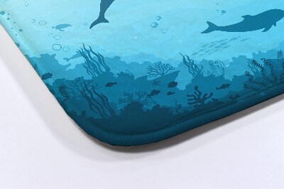 Tapis de salle de bain Dauphins
