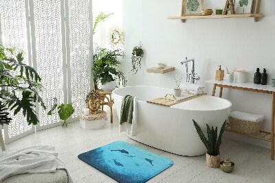 Tapis de salle de bain Dauphins
