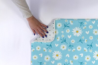 Tapis salle de bain Motif floral