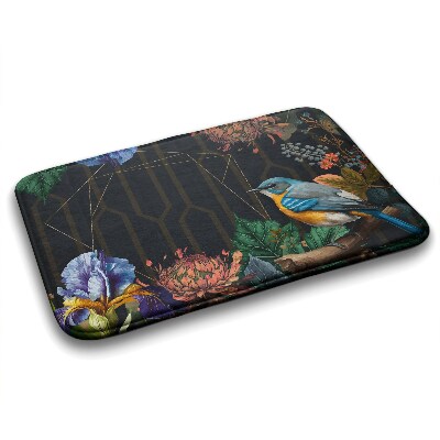 Tapis bain Fleurs d'oiseaux