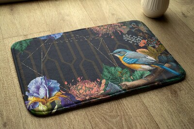 Tapis bain Fleurs d'oiseaux