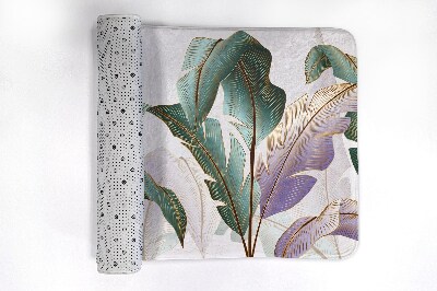 Tapis salle de bain Feuilles