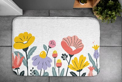 Tapis bain Fleurs