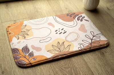 Tapis de salle de bain Abstractions florales