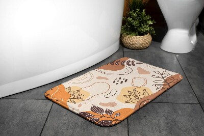Tapis de salle de bain Abstractions florales