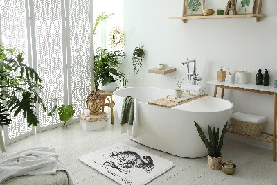 Tapis bain Animaux lièvres