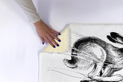 Tapis bain Animaux lièvres